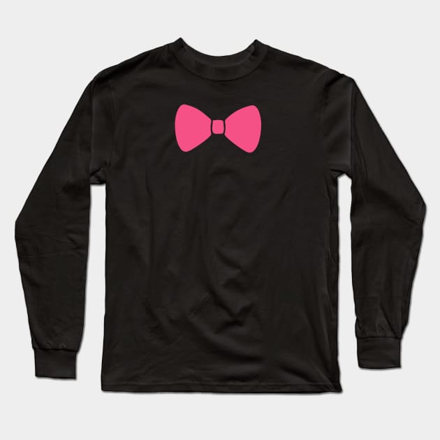 Pink Girly Bow Long Sleeve T-Shirt by XOOXOO